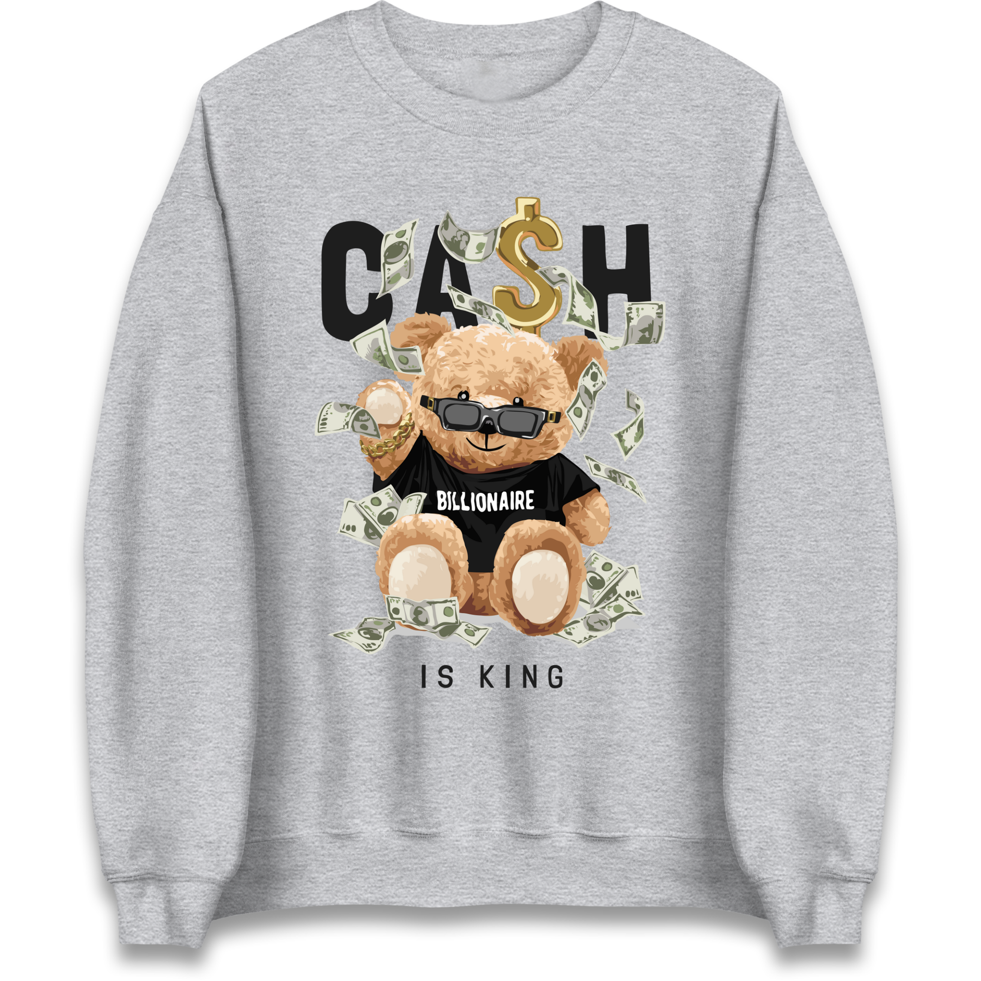 Teddy Bear Billionaire Streetwear Sweatshirt