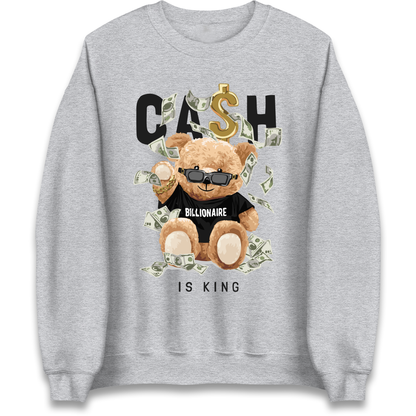 Teddy Bear Billionaire Streetwear Sweatshirt
