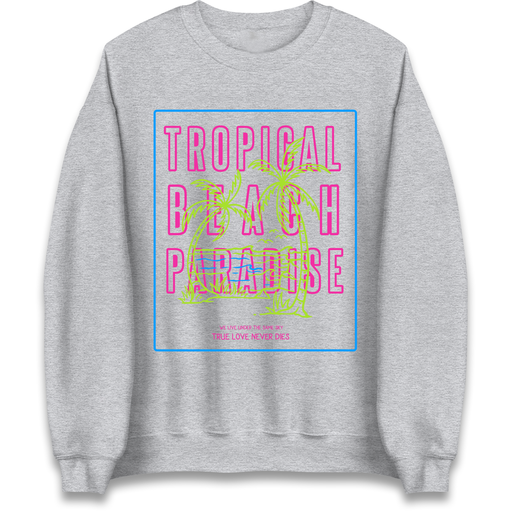 Tropical Beach Paradise Sweatshirt