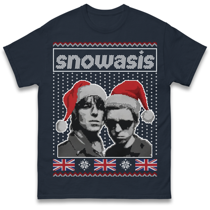 Snowasis Union Jack Christmas T Shirt