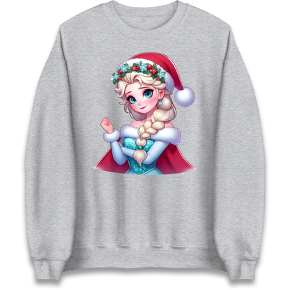 Elsa Frozen Santa Sweatshirt