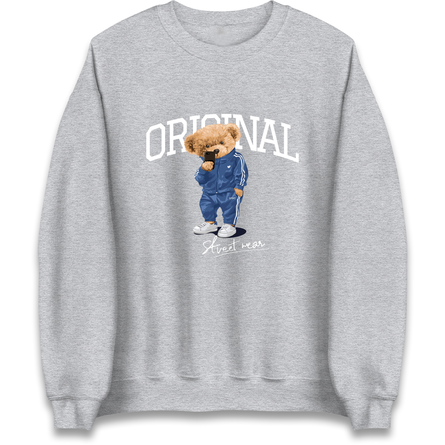 Teddy Bear Original Streetwear Sweatshirt