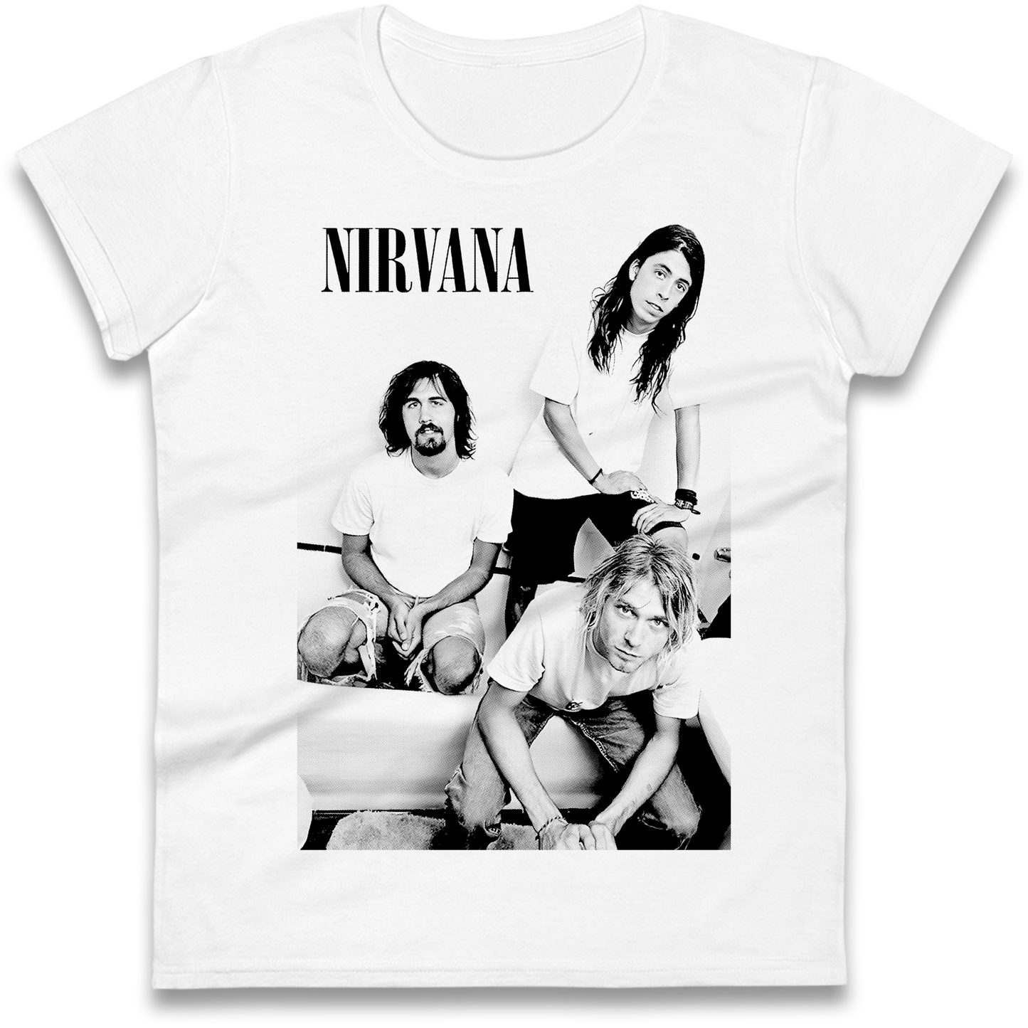 Nirvana Band Ladies T Shirt 