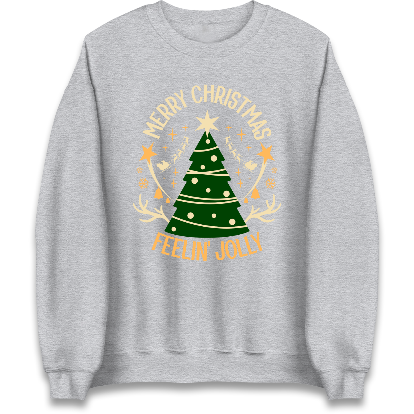 Merry Christmas Feeling Jolly Christmas Sweatshirt