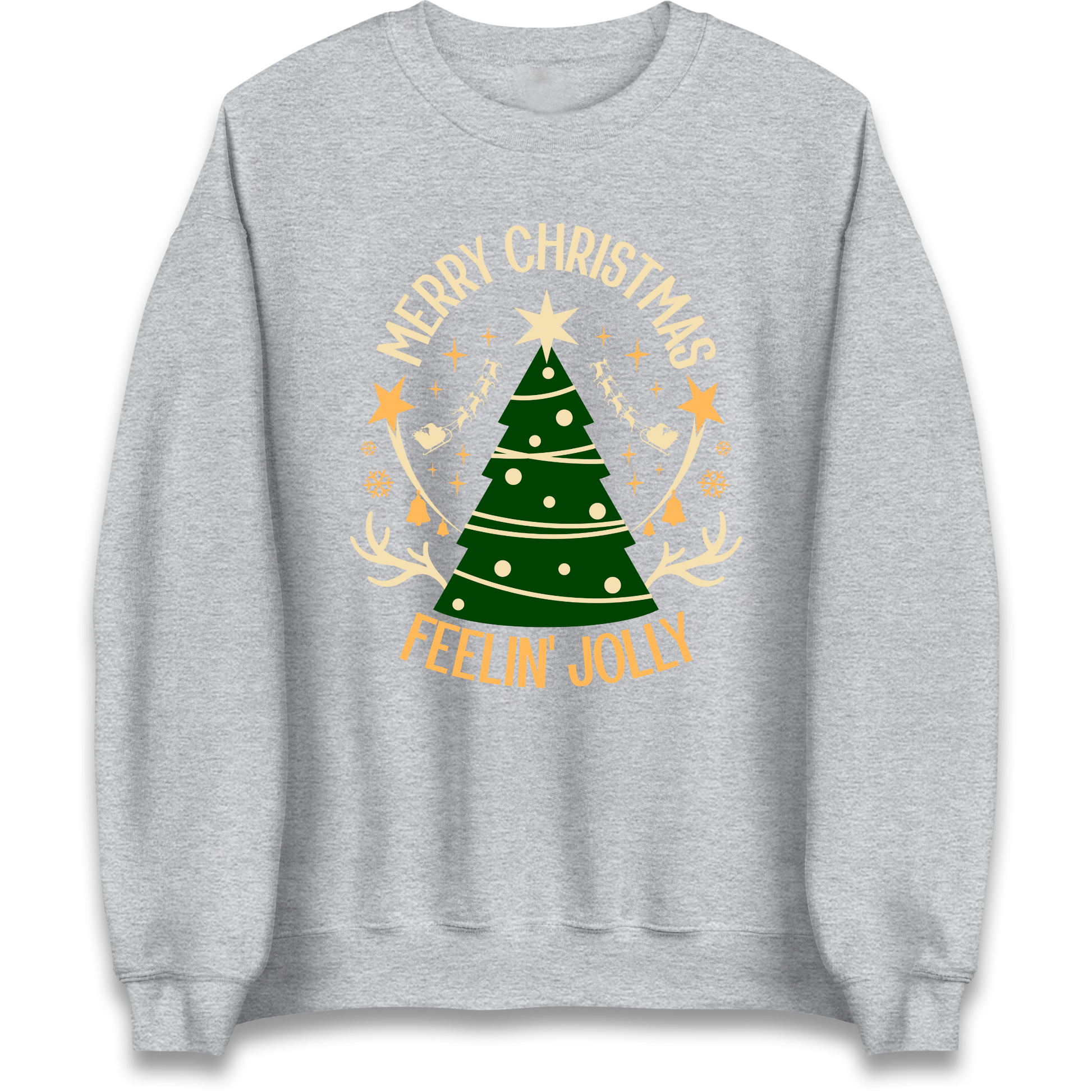Merry Christmas Feeling Jolly Christmas Sweatshirt