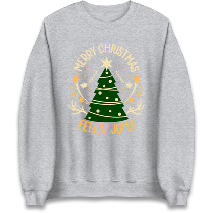 Merry Christmas Feeling Jolly Christmas Sweatshirt