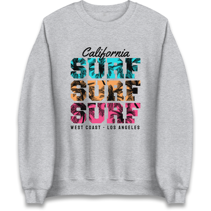 California Surf Surf Surf Sweatshirt