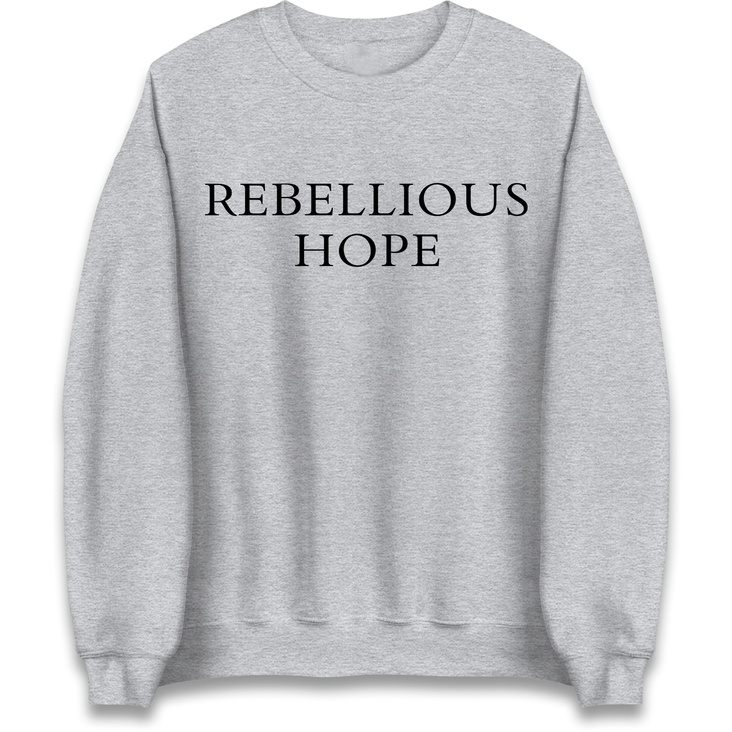 Rebellious Hope Embroidered Sweatshirt