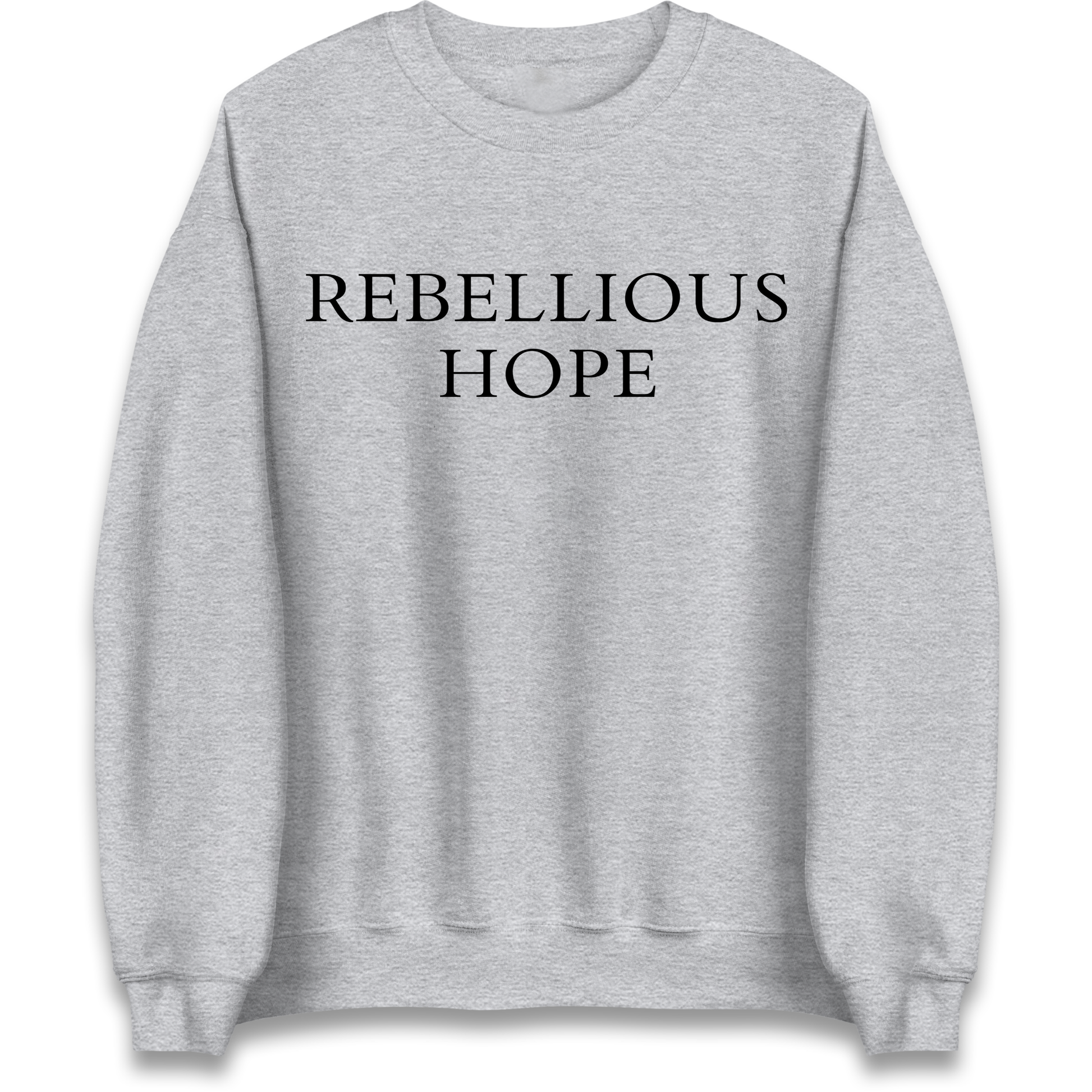 Rebellious Hope Embroidered Sweatshirt