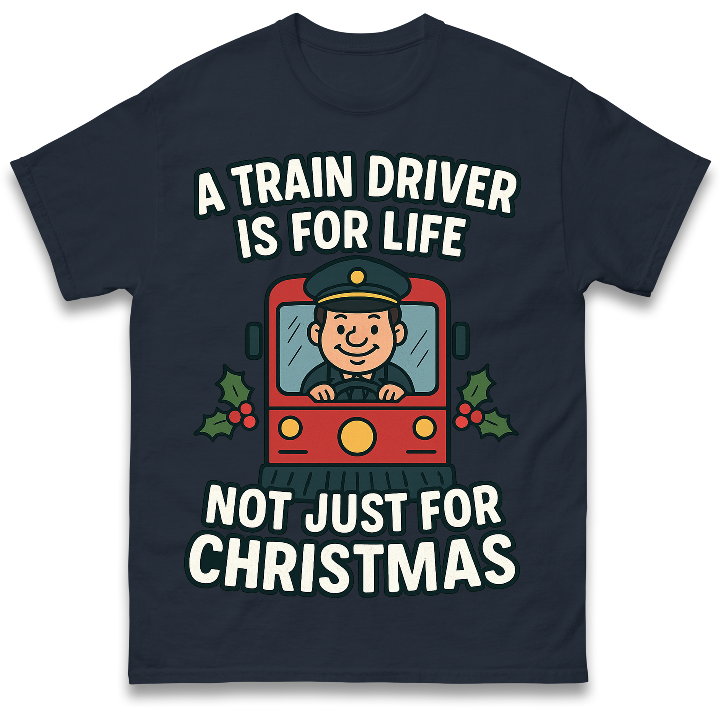 Train Driver Christmas T Shirt