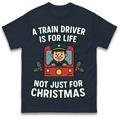 Train Driver Christmas T Shirt