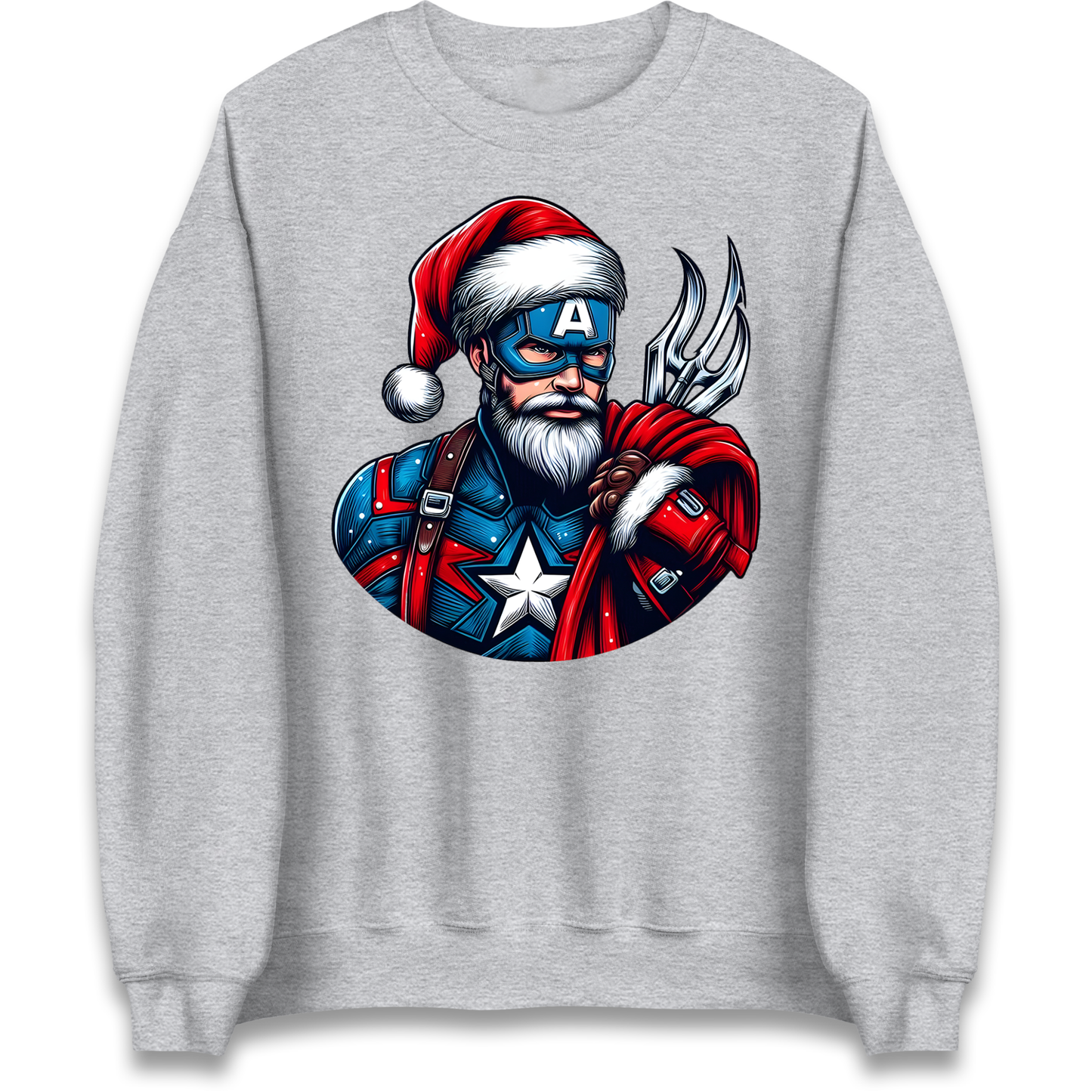 Captain America Santa Sweatshirt