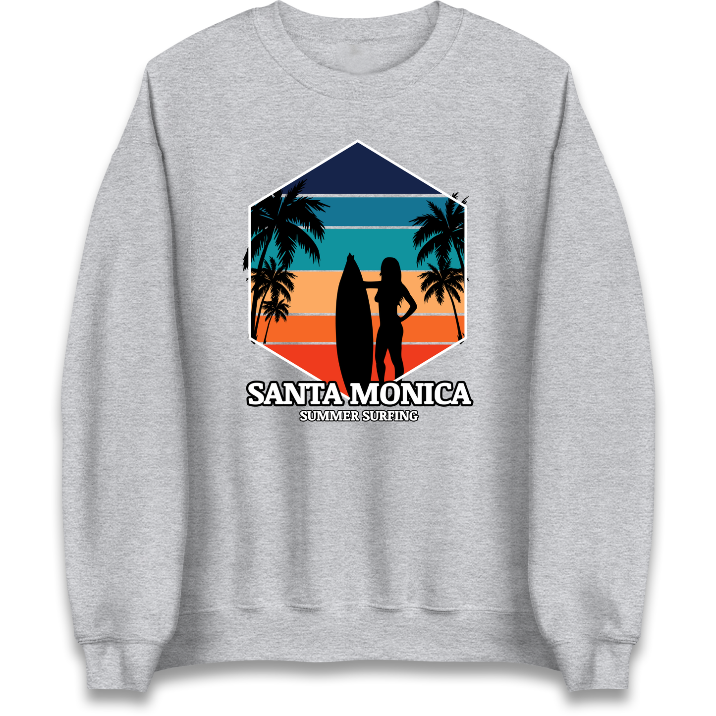 Santa Monica Summer Surfing Sweatshirt