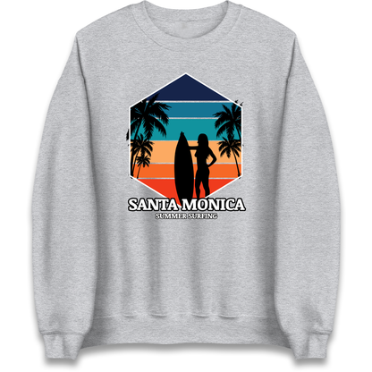 Santa Monica Summer Surfing Sweatshirt