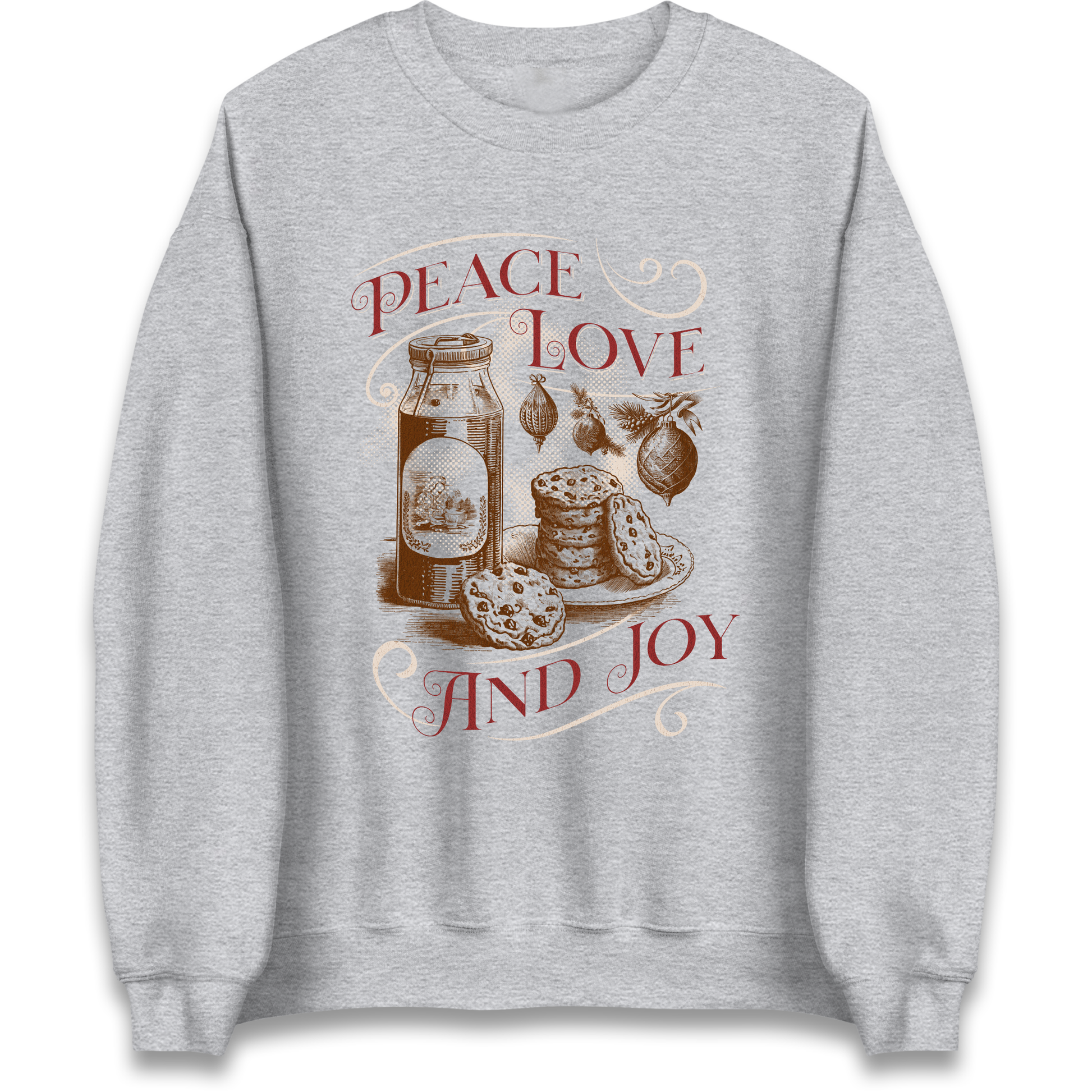 Peace Love And Joy Christmas Sweatshirt