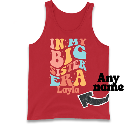 In my big sister Era personalized Tank Top