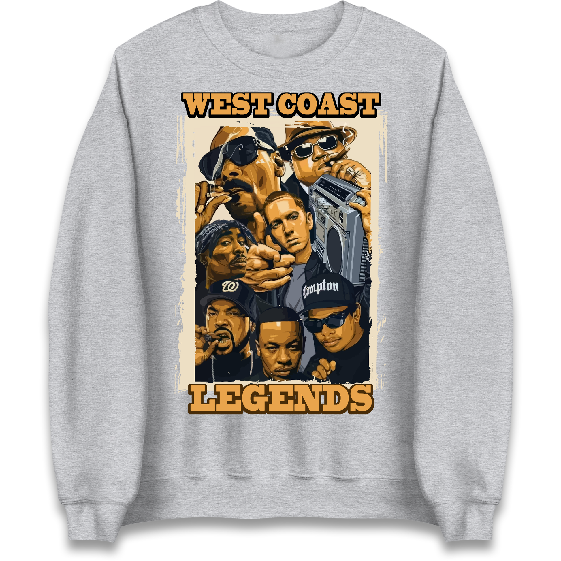 West Coast Legends Rappers Sweatshirt