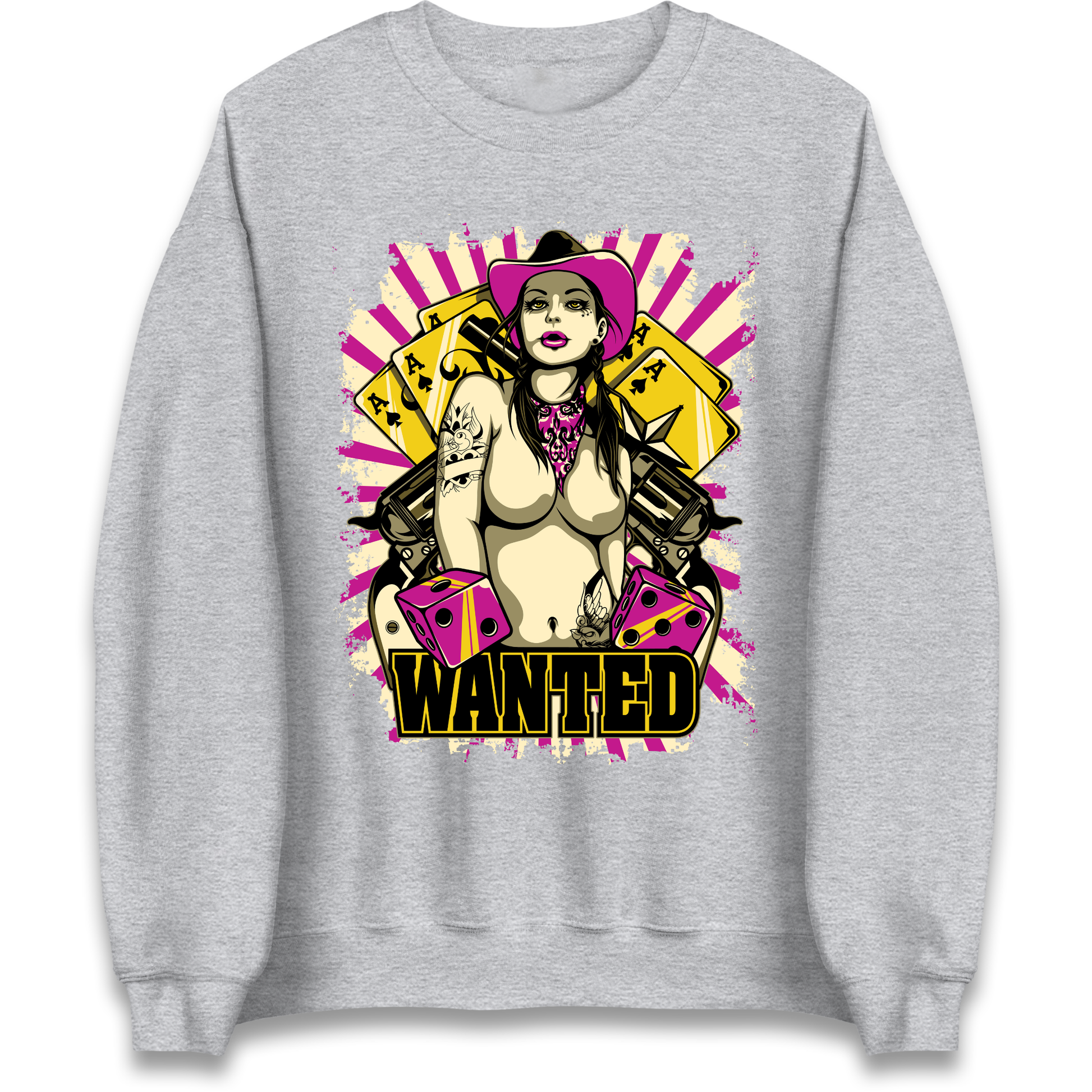Wanted Ace Of Spades Sweatshirt