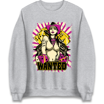 Wanted Ace Of Spades Sweatshirt