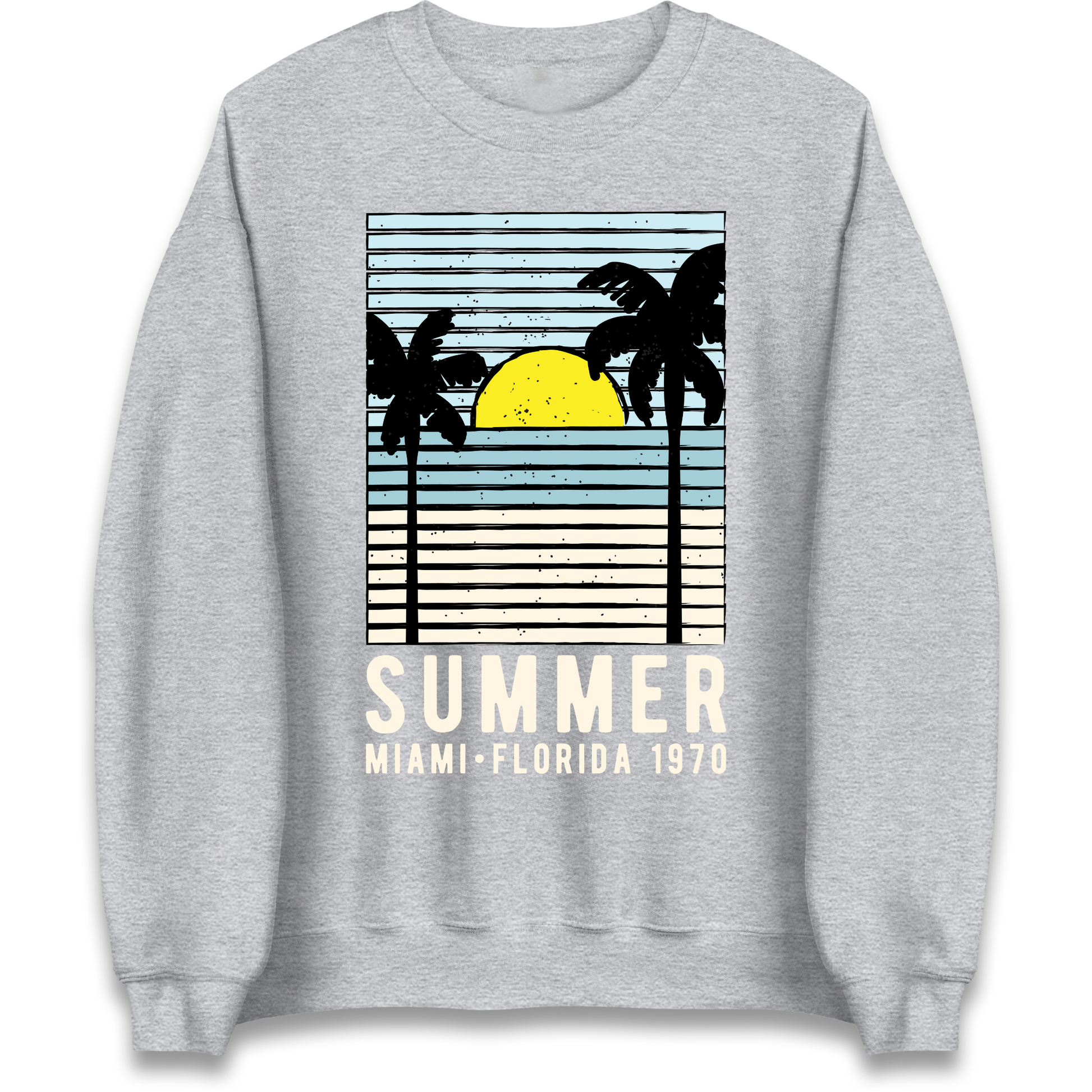 Summer Miami Florida 1970 Sweatshirt