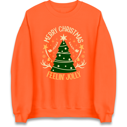 Merry Christmas Feeling Jolly Christmas Sweatshirt