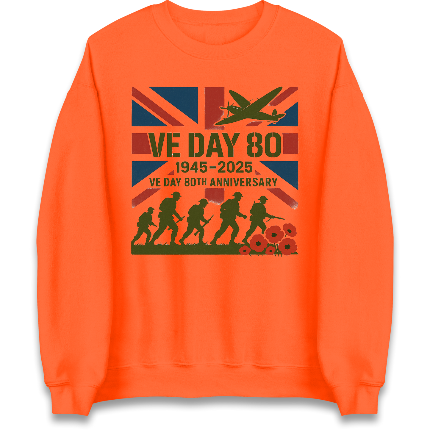 VE Day 80th Anniversary 1945 2025 Sweatshirt