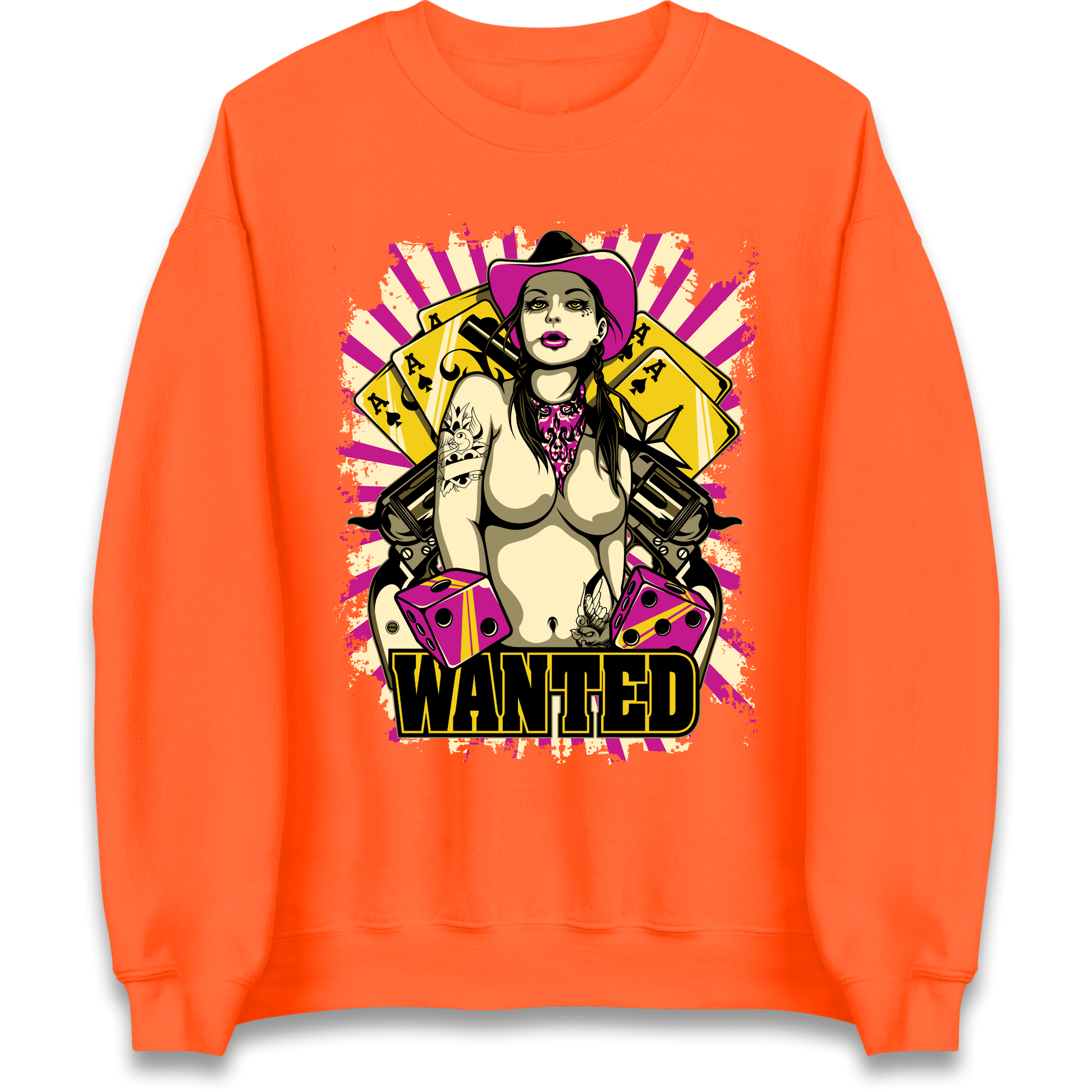 Wanted Ace Of Spades Sweatshirt
