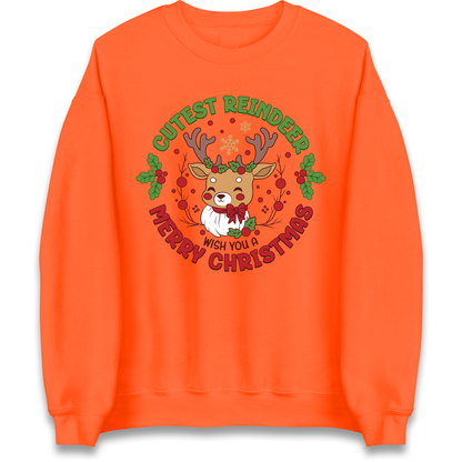 Cutest Reindeer Sweatshirt