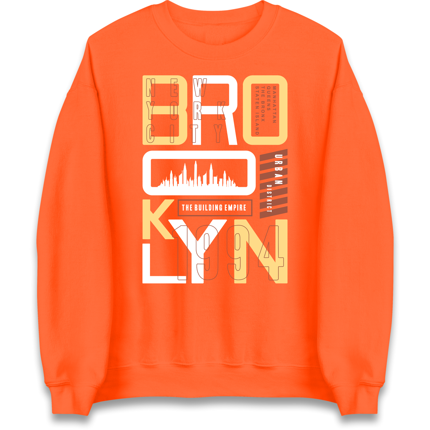 Brooklyn New York Urban District Sweatshirt