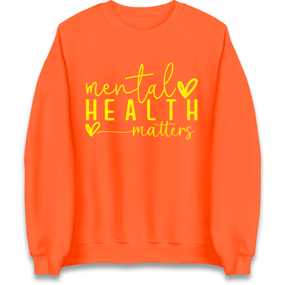 Yellow Mental Health Sweatshirt