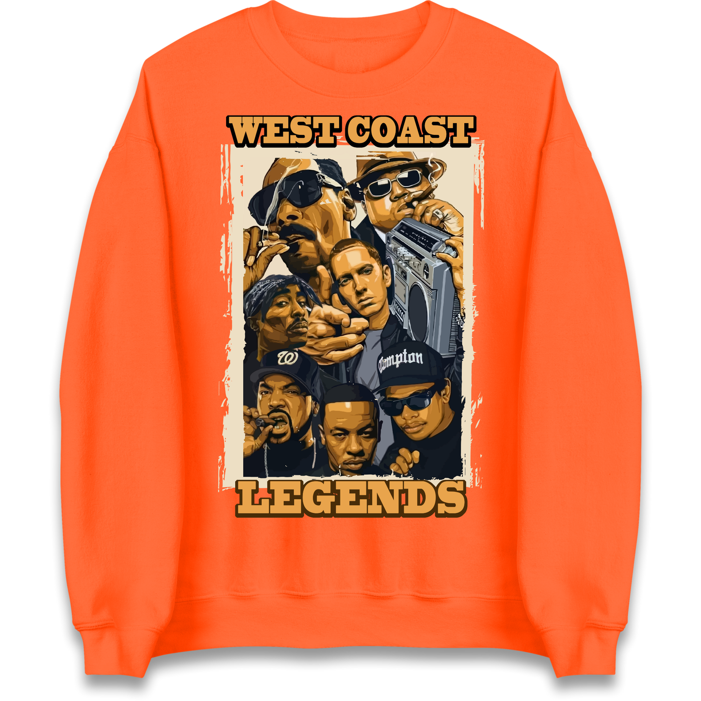 West Coast Legends Rappers Sweatshirt