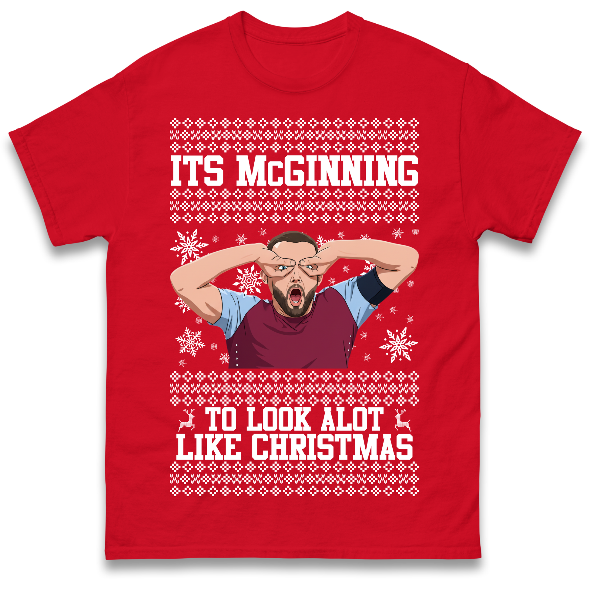 John McGinn Christmas T Shirt