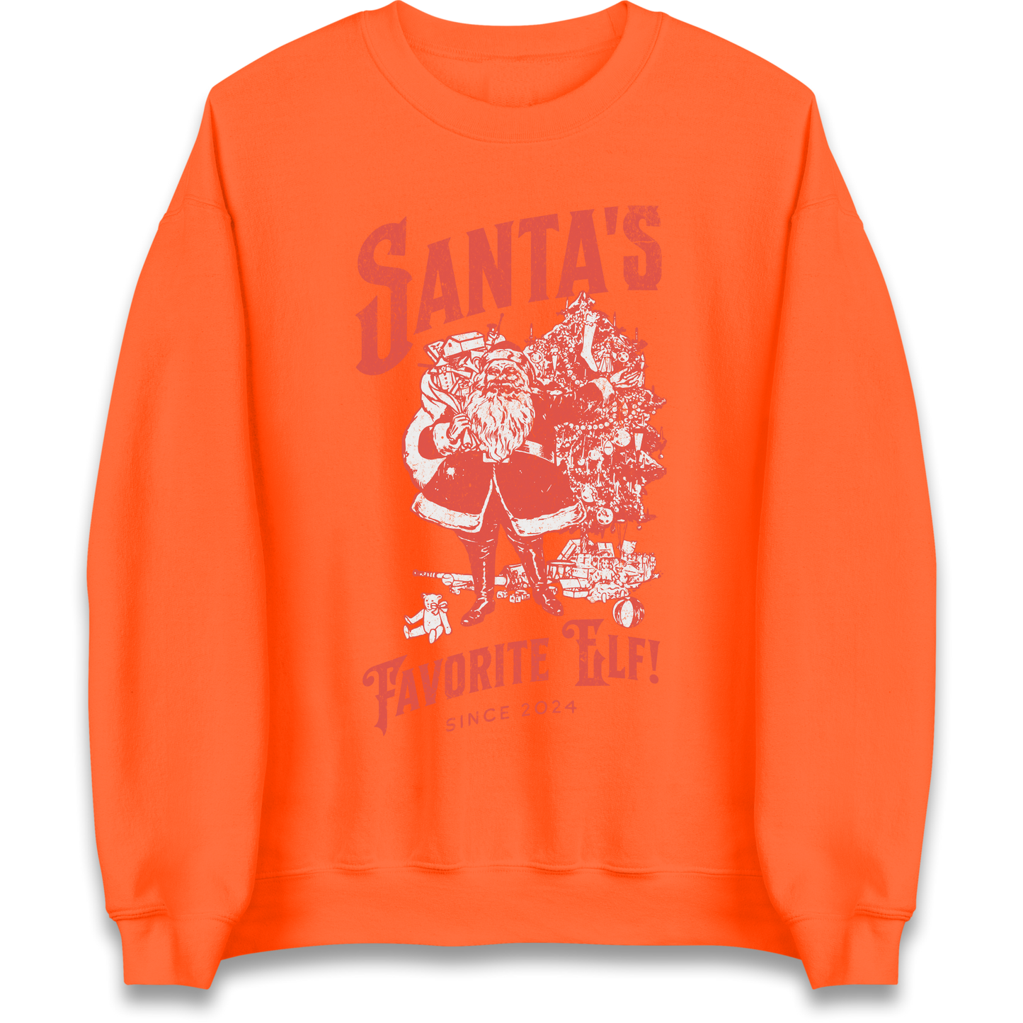 Santas Favourite Elf Christmas Sweatshirt