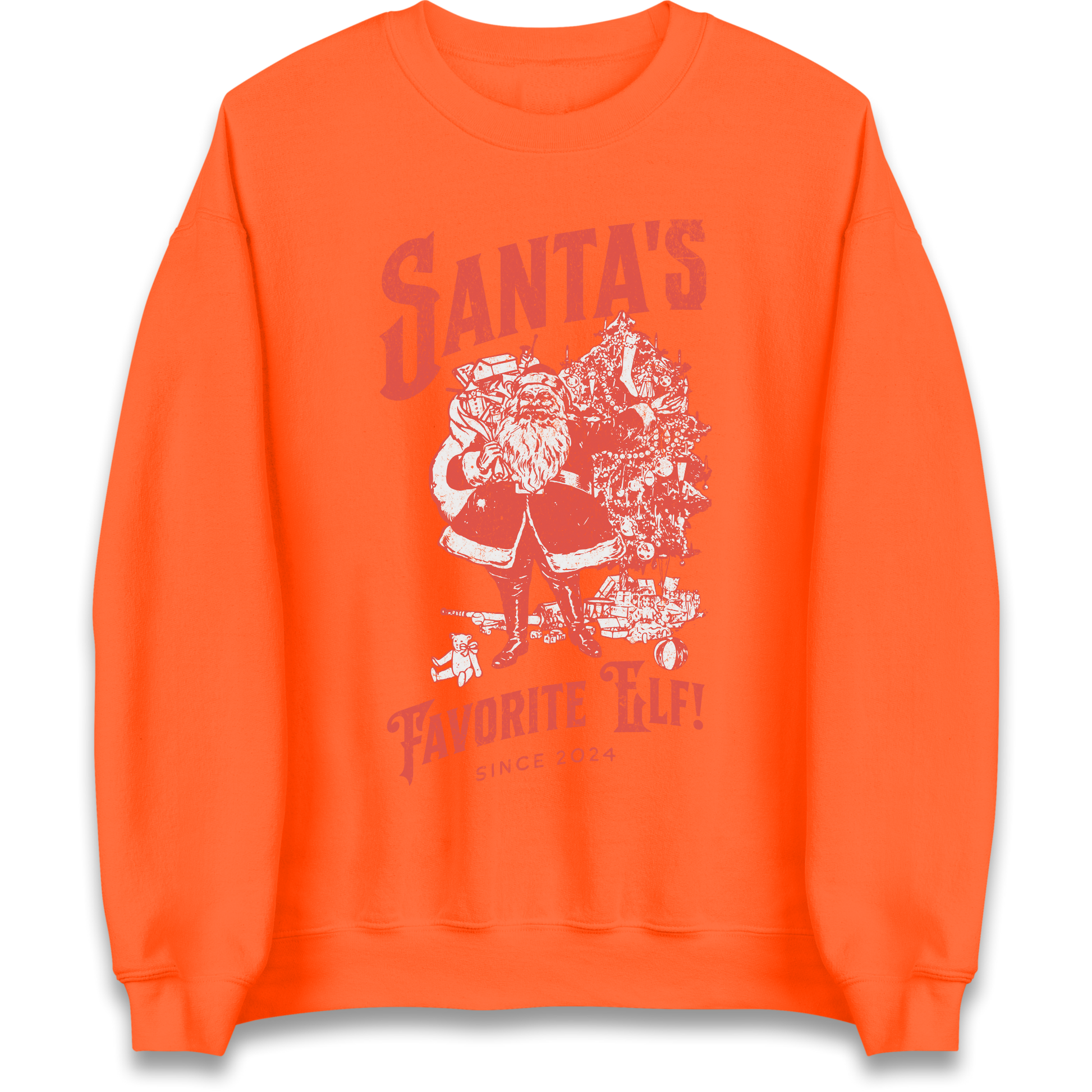 Santas Favourite Elf Christmas Sweatshirt