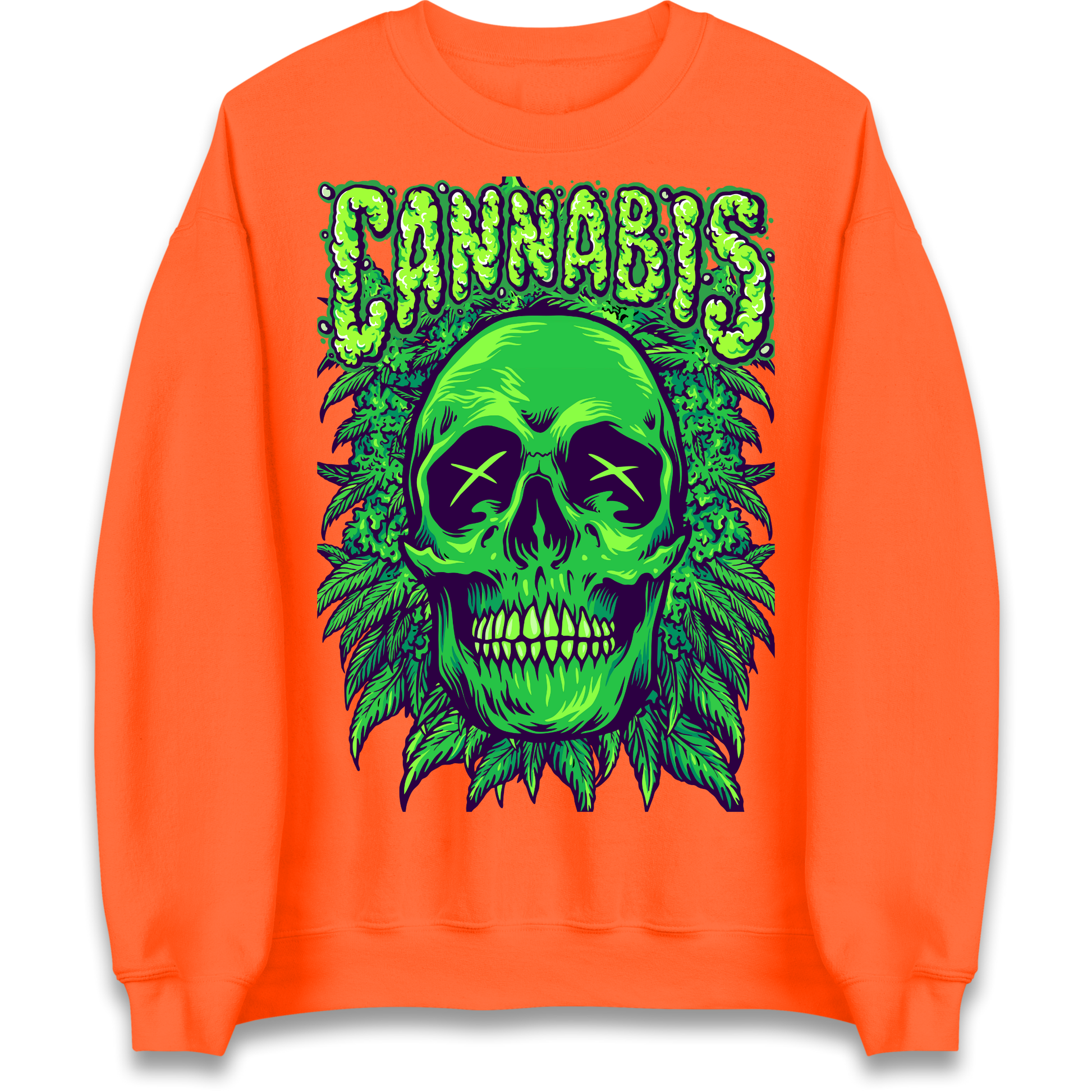 Cannabis Skull Sweatshirt