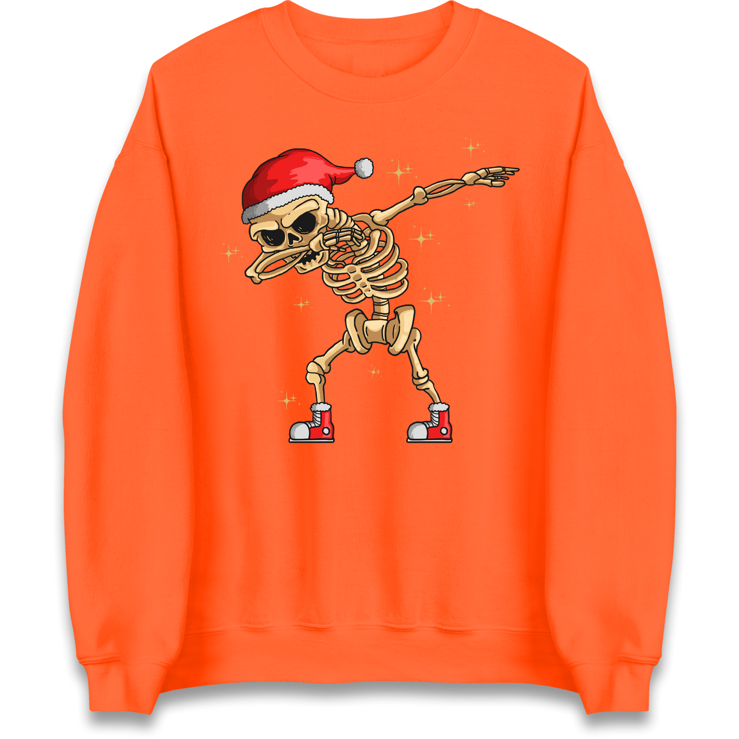 Santa Skellington Dabbing Christmas Sweatshirt
