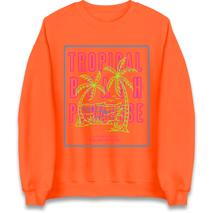 Tropical Beach Paradise Sweatshirt