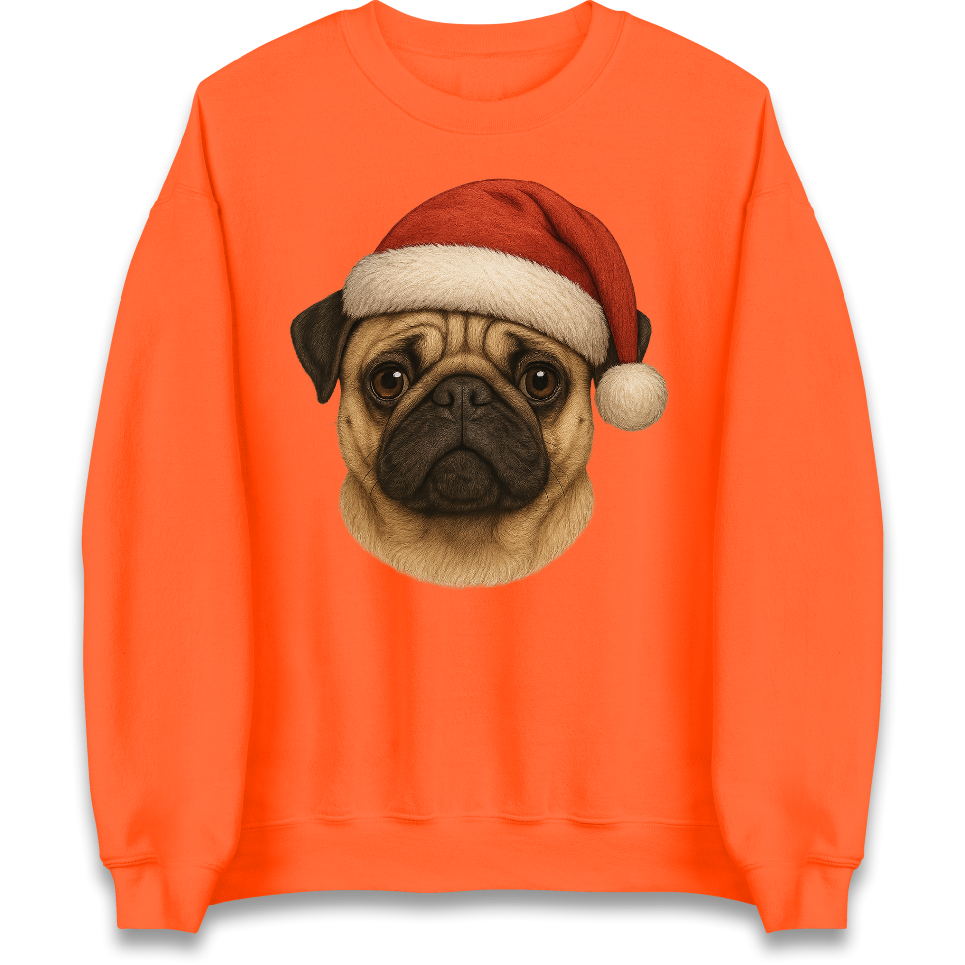 Pug Face Christmas Sweatshirt