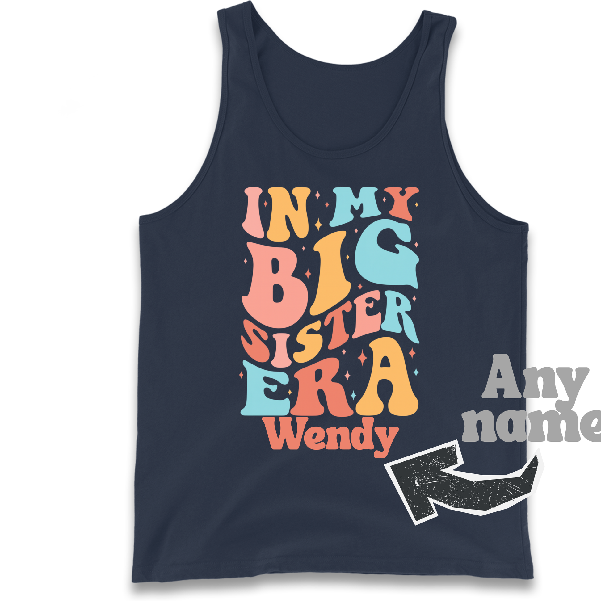 In my big sister Era personalized Tank Top