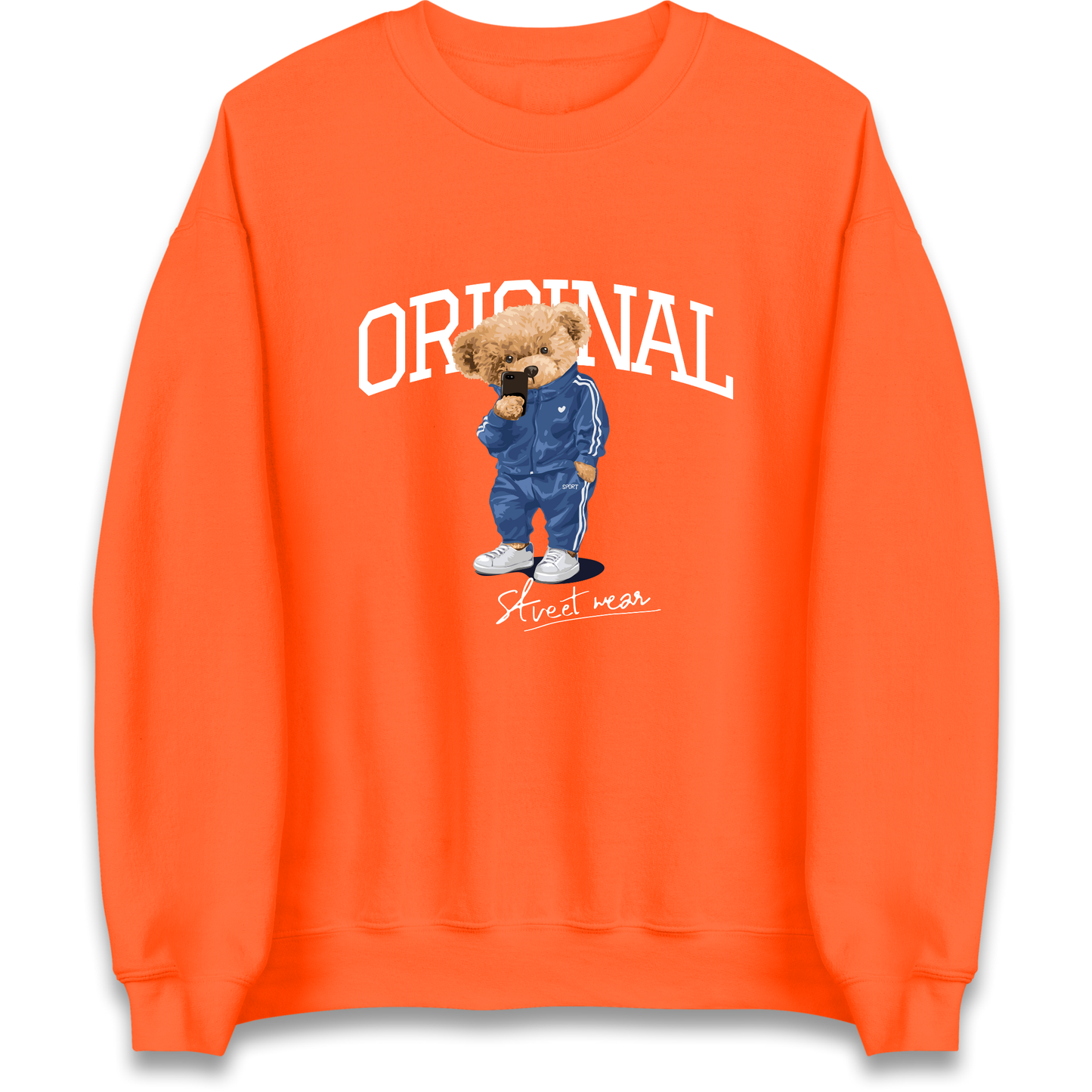 Teddy Bear Original Streetwear Sweatshirt