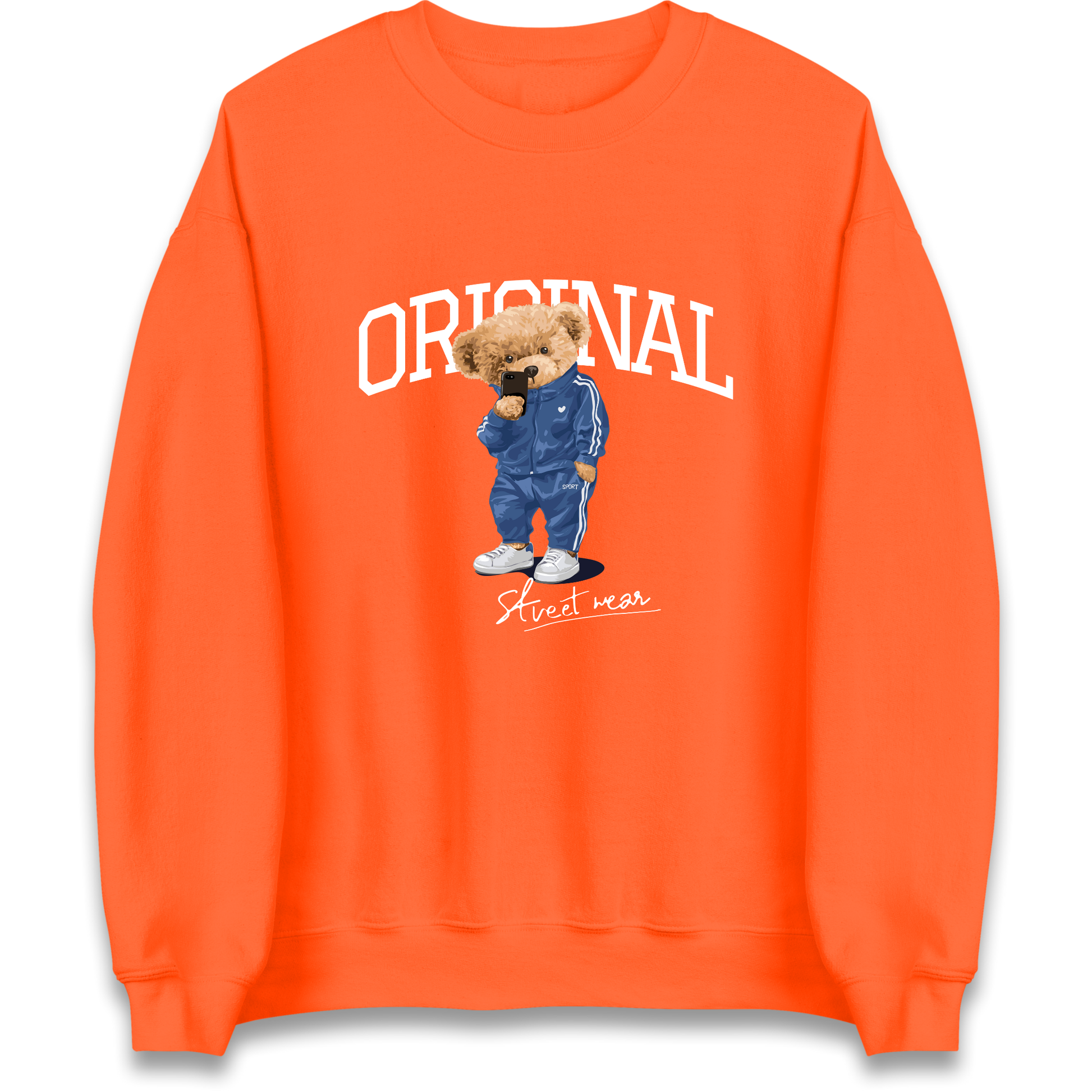 Teddy Bear Original Streetwear Sweatshirt