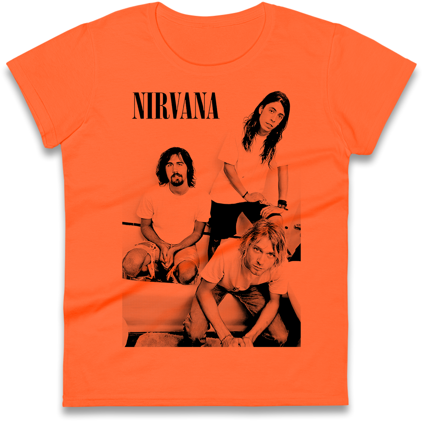 Nirvana Band Ladies T Shirt 