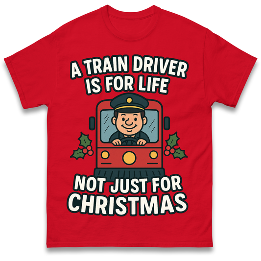 Train Driver Christmas T Shirt