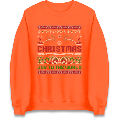 Christmas Joy to the World Christmas Sweatshirt