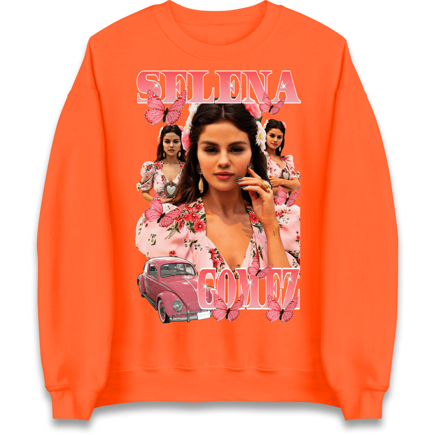 Selena Gomez Pink Sweatshirt