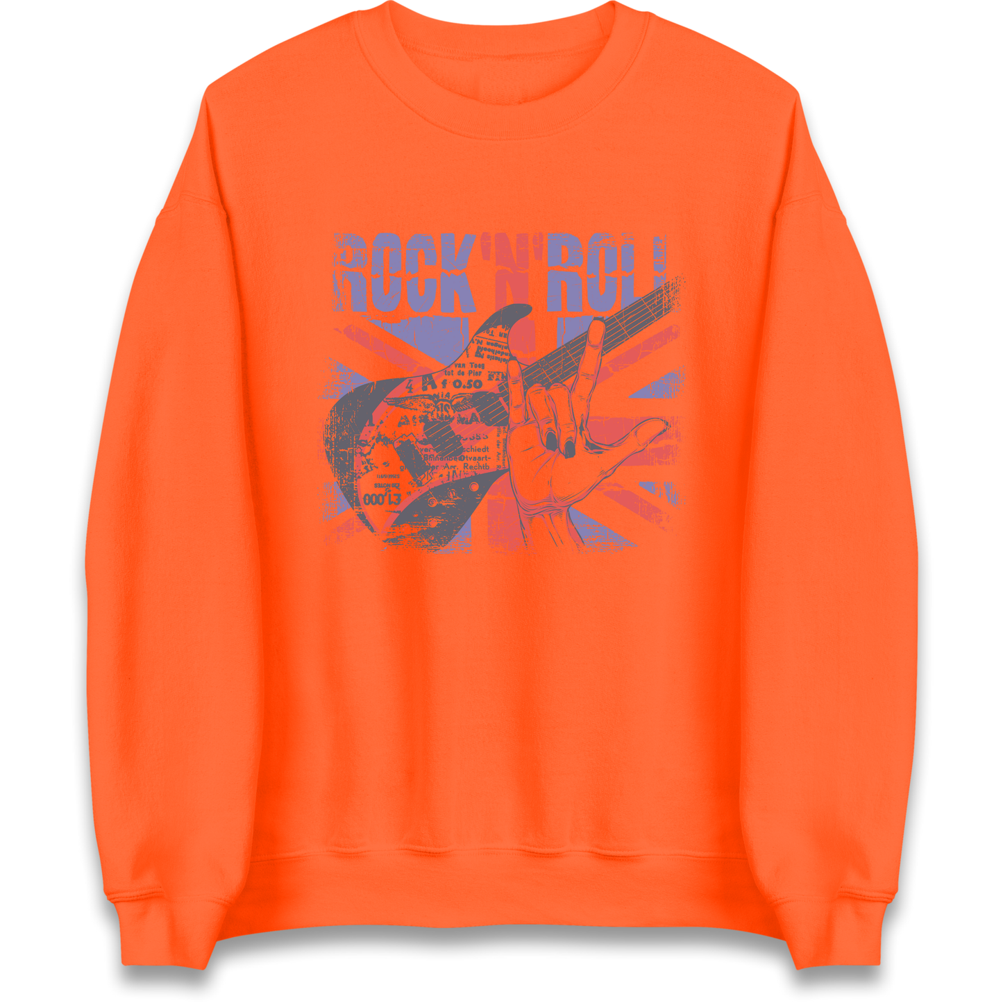 Rock N Roll Union Jack Sweatshirt