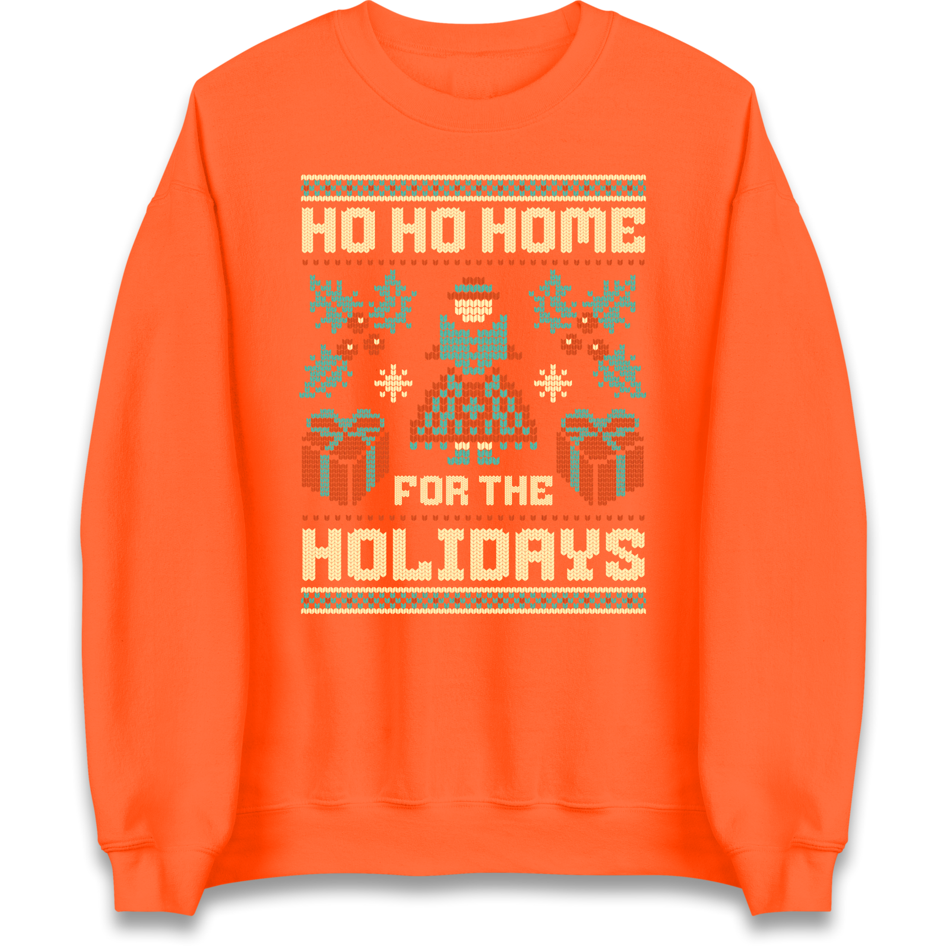HO HO Home For the Holidays Christmas Sweatshirt