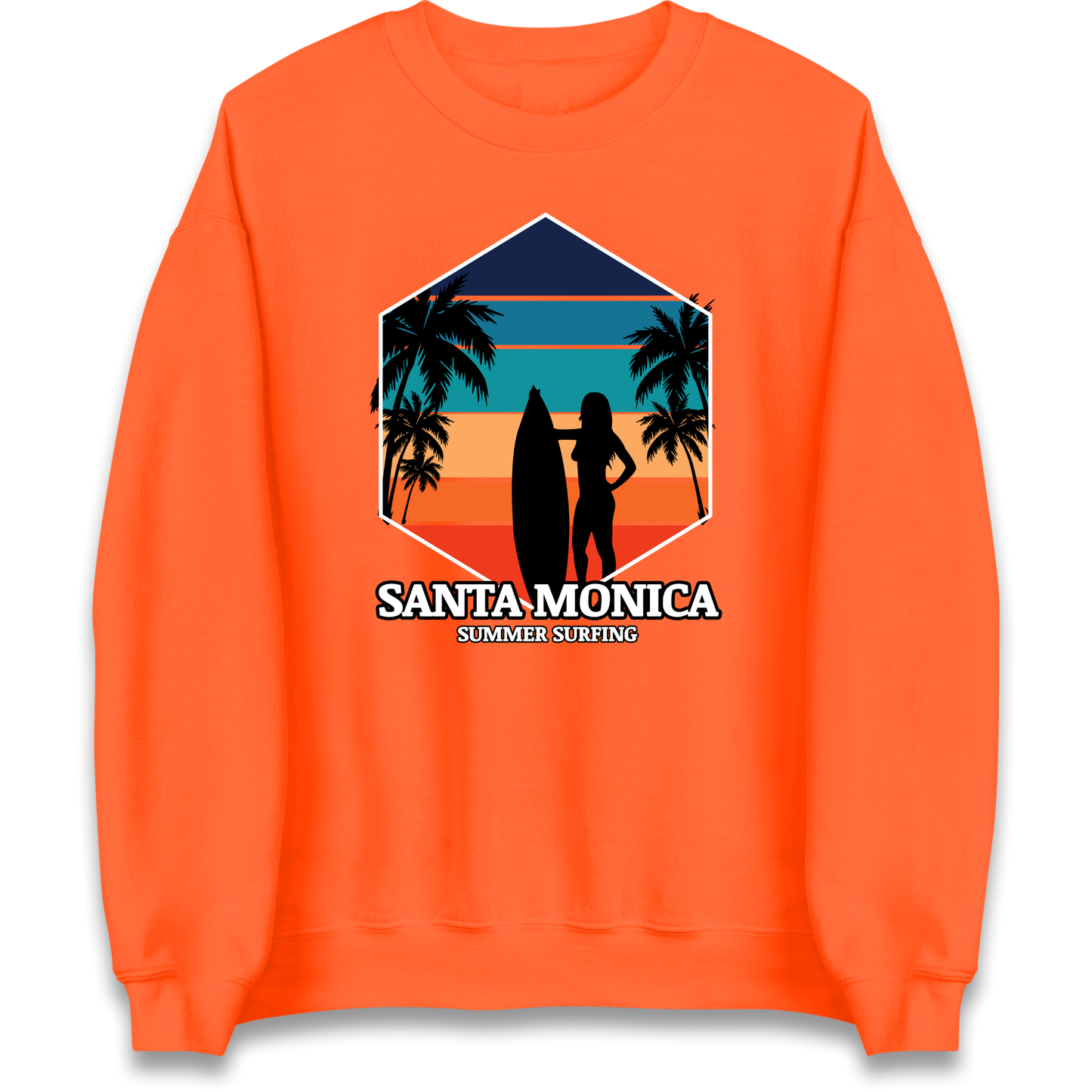 Santa Monica Summer Surfing Sweatshirt
