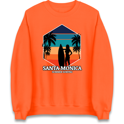 Santa Monica Summer Surfing Sweatshirt
