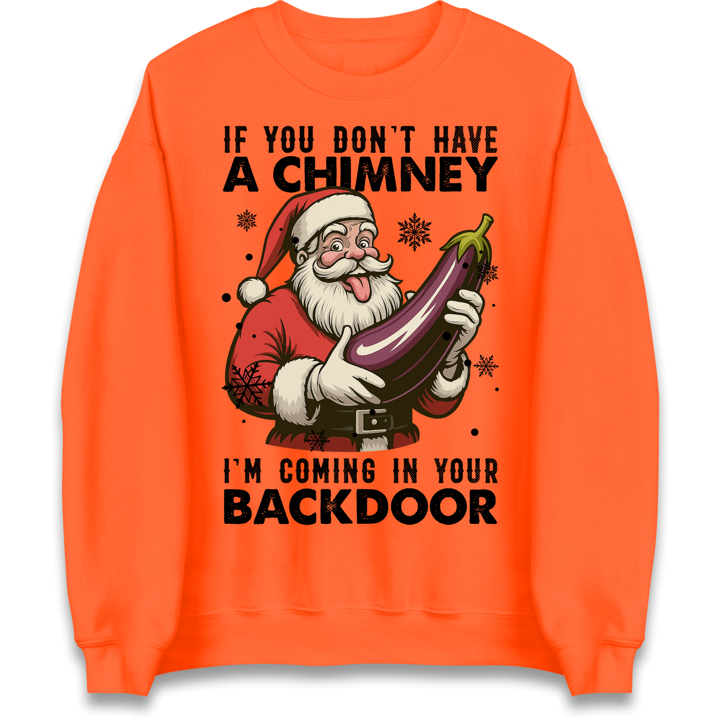 Santa Back Door Sweatshirt